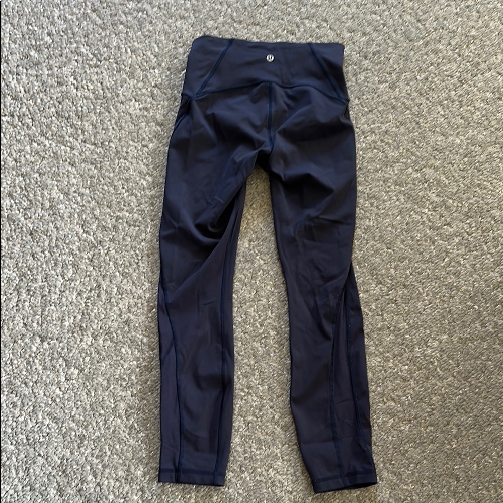 Lululemon Athletica Navy Blue Full Length Leggings